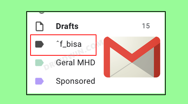 How to Fix Gmail ^f_bisa label automatically appearing